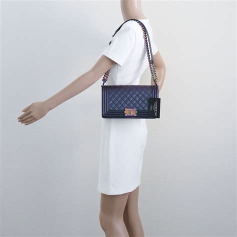 chanel 16c purple boy medium